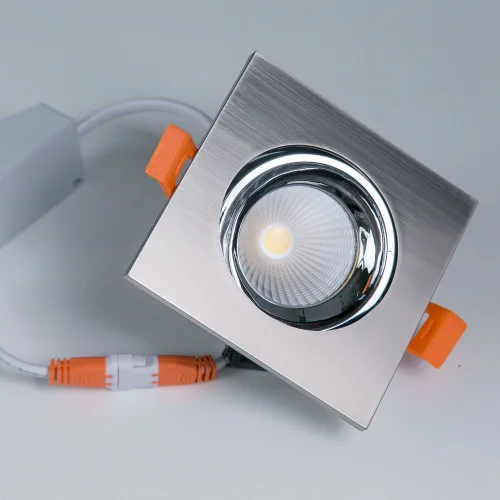 Светильник точечный LED Альфа CLD001KNW5 Citilux хром 1 лампа, основание хром в стиле современный  фото 3
