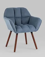 Кресло Брайан, замша, глубокий синий NC УТ000038902 Stool Group, /, ножки//, размеры - *810***610*690мм
