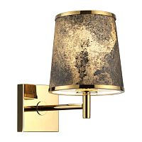 Бра Bergi 5064/1W Odeon Light серый на 1 лампу, основание античное бронза в стиле современный 