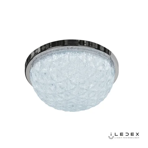Светильник потолочный LED Bliss FOKD-68-352 CR iLedex прозрачный 1 лампа, основание хром в стиле современный хай-тек  фото 3