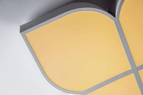 Светильник потолочный LED с пультом 10214/4LED Escada белый на 1 лампу, основание белое в стиле современный с пультом фото 2