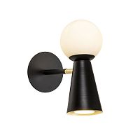 Бра Gnomes 4095-1W Favourite чёрный 1 лампа, основание чёрное в стиле модерн 