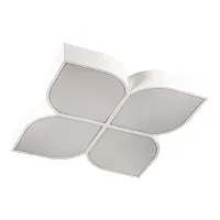 Светильник потолочный LED с пультом 10214/4LED Escada белый на 1 лампу, основание белое в стиле современный с пультом Светильник потолочный LED с пультом 10214/4LED Escada белый на 1 лампу, основание белое в стиле современный с пультом