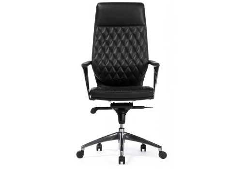 Компьютерное кресло Isida black / satin chrome 15428 Woodville, чёрный/экокожа, ножки/металл/хром, размеры - ****650* фото 2
