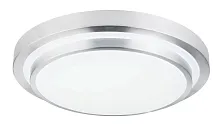 Светильник потолочный LED с пультом Ina Ii 41738-60RGB Globo белый серебряный 1 лампа, основание белое в стиле современный с пультом