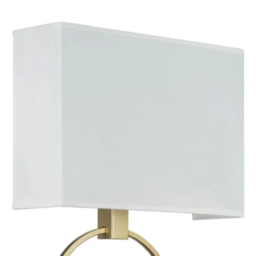 Бра Regolo 713623 Lightstar белый на 2 лампы, основание золотое в стиле современный арт-деко  фото 3