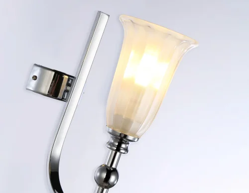 Бра TR3253 Ambrella light белый на 1 лампа, основание хром в стиле классический  фото 7