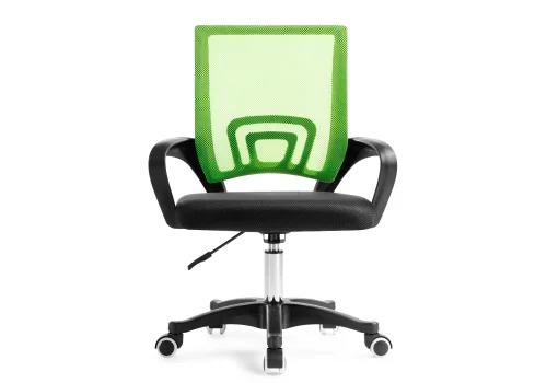 Компьютерное кресло Turin black / green 15434 Woodville, чёрный зелёный/ткань, ножки/пластик/чёрный, размеры - *900***600* фото 2