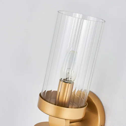 Бра Radiales 3099-2W Favourite прозрачный на 2 лампы, основание золотое в стиле классический  фото 4