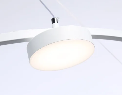 Люстра подвесная LED с пультом FL51761 Ambrella light белая на 1 лампа, основание белое в стиле современный хай-тек с пультом фото 8