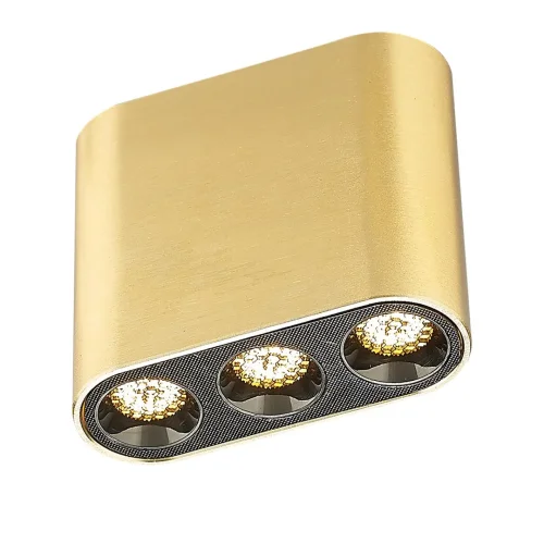 Светильник накладной LED Small 7093/8CL Odeon Light бронзовый на 1 лампу, основание бронзовое в стиле минимализм фото 3