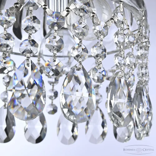 Светильник подвесной 5478/22 Ni Clear/M-1H Bohemia Ivele Crystal прозрачный 3 лампы, основание никель прозрачное в стиле классический sp фото 6