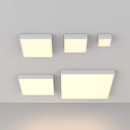 Светильник накладной LED Zon C032CL-12W3K-SQ-W Maytoni белый 1 лампа, основание белое в стиле современный  фото 5