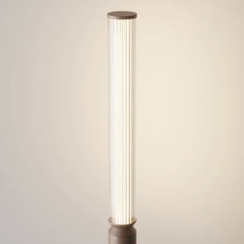 Парковый светильник LED Lit O593FL-L20BR3K Maytoni уличный IP65 коричневый 1 лампа, плафон белый в стиле хай-тек современный LED фото 7