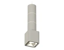 Светильник подвесной Techno spot XP7842001 Ambrella light серый 1 лампа, основание белое в стиле хай-тек модерн 