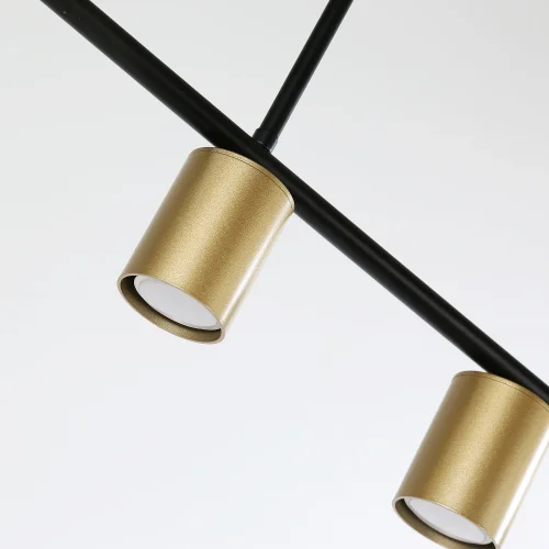 Светильник подвесной Frigus 4040-6P Favourite белый золотой 2 лампы, основание чёрное в стиле современный  фото 7