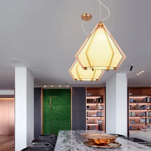 Светильник подвесной Harlow 101698-26 ImperiumLoft белый на 1 лампу, основание медь в стиле современный фото 15