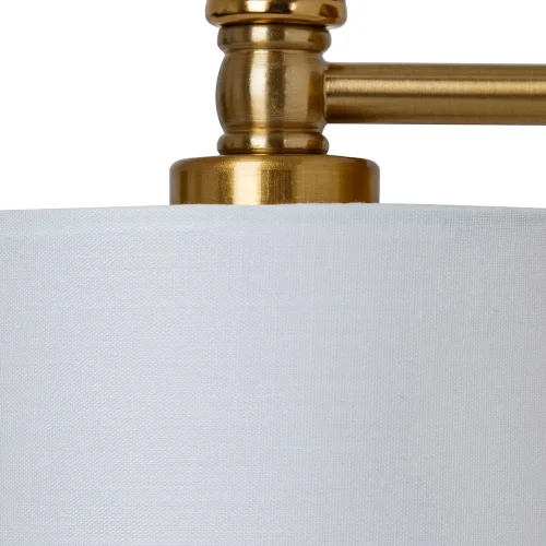 Бра Waverley A4102AP-1PB Arte Lamp белый на 1 лампу, основание медь в стиле современный фото 2 Бра Waverley A4102AP-1PB Arte Lamp белый на 1 лампу, основание медь в стиле современный фото 2