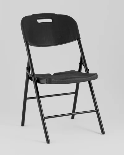 Стул складной банкетный черный, черные ножки УТ000040171 Stool Group, чёрный/, ножки/металл/чёрный, размеры - *870***470*580