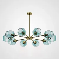 Люстра на штанге MARINE B 10 Gold/Blue 189689-26 ImperiumLoft голубая на 10 ламп, основание золотое в стиле скандинавский Люстра на штанге MARINE B 10 Gold/Blue 189689-26 ImperiumLoft голубая на 10 ламп, основание золотое в стиле скандинавский