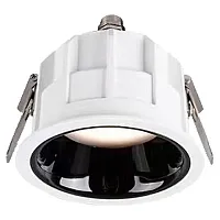 Светильник точечный LED Dorsum WTD.O07.060.40.07 Wertmark белый на 1 лампу, основание белое в стиле хай-тек современный круглый