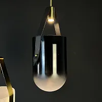 Светильник подвесной Allied Maker Gray 123600-22 ImperiumLoft серый 1 лампа, основание латунь в стиле современный арт-деко 