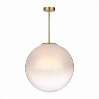 Светильник потолочный Cassius SL1190.222.01 ST-Luce белый 1 лампа, основание золотое в стиле модерн шар