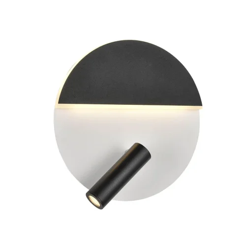 Бра LED Radar VL8292W21 Vele Luce чёрный белый на 1 лампу, основание белое чёрное в стиле современный хай-тек для чтения