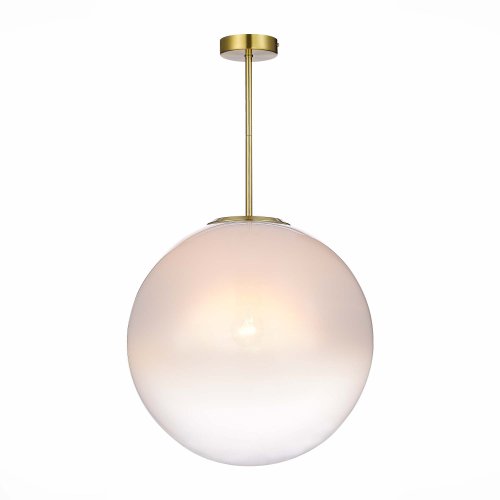 Светильник потолочный Cassius SL1190.222.01 ST-Luce белый 1 лампа, основание золотое в стиле современный шар