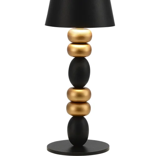 Настольная лампа LED Ease SL1011.414.01 ST-Luce чёрная 1 лампа, основание чёрное металл в стиле минимализм современный беспроводная зарядка фото 3