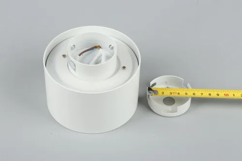 Светильник накладной LED Stezzano OML-100409-16 Omnilux белый 1 лампа, основание белое в стиле хай-тек круглый фото 2