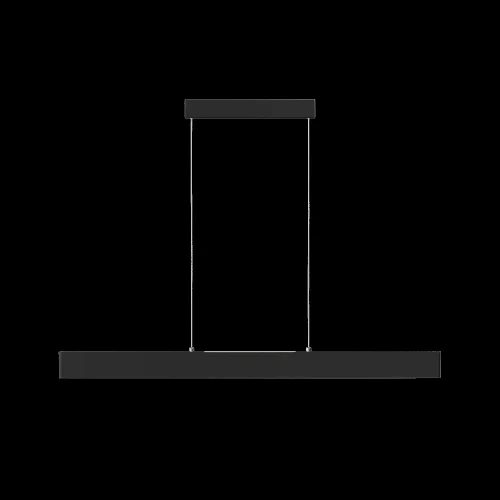 Светильник подвесной LED Step P010PL-L30B4K Maytoni чёрный на 1 лампу, основание чёрное в стиле хай-тек минимализм линейный фото 9