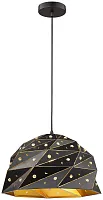 Светильник подвесной Delfina WE265.01.026 Wertmark чёрный 1 лампа, основание чёрное в стиле современный 