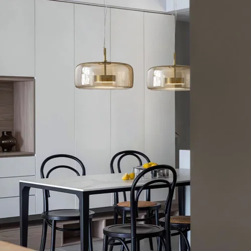 Светильник подвесной DAUPHIN A Grey 151867-26 ImperiumLoft серый на 1 лампу, основание золотое в стиле лофт современный фото 11 Светильник подвесной DAUPHIN A Grey 151867-26 ImperiumLoft серый на 1 лампу, основание золотое в стиле лофт современный фото 11