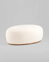 Пуф Полли XL, белый УТ000039495 Stool Group на 1 , основание в стиле современный 