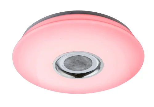 Светильник потолочный LED RGB с bluetooth Nicole 41329-18 Globo белый на 1 лампу, основание белое в стиле современный фото 5