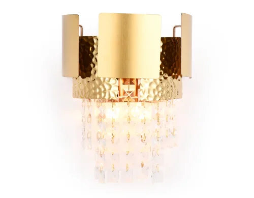 Бра Traditional TR5252 Ambrella light прозрачный на 2 лампы, основание золотое в стиле классический 