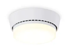 Светильник накладной G10188 Ambrella light белый 1 лампа, основание белое в стиле модерн хай-тек круглый