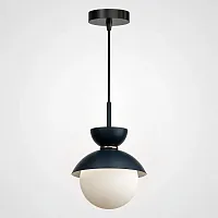 Светильник подвесной POMPON Черный 179671-26 ImperiumLoft чёрный 1 лампа, основание чёрное в стиле скандинавский лофт 
