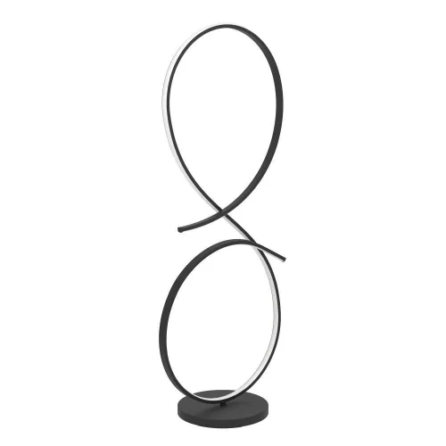 Торшер LED Serpins 901271 Eglo чёрный на 1 лампу, основание чёрное в стиле современный хай-тек 