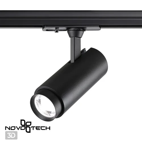 Трековый светильник LED Nail 359027 Novotech чёрный для шинопроводов серии Nail фото 8