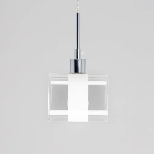Светильник подвесной Вирта CL139012 Citilux прозрачный 1 лампа, основание чёрное в стиле современный  фото 7