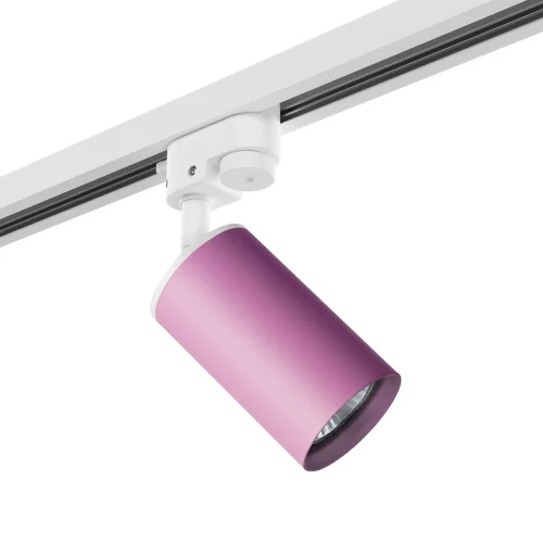 Комплект однофазный со светильником Rullo R1T432 Lightstar розовый для шинопроводов серии Rullo
