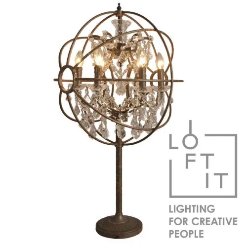 Торшер/настольная лампа LOFT1897FT LOFT IT  без плафона 5 ламп, основание коричневое в стиле лофт
 фото 4