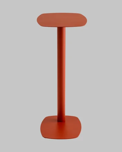 Журнальный столик Eanna L, металл, красный УТ000040327 Stool Group столешница красная из металл фото 3