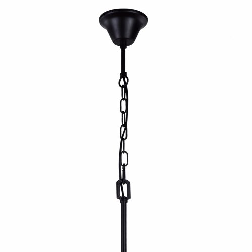 Люстра подвесная лофт Mesh 1783-6P Favourite чёрная на 6 ламп, основание чёрное в стиле лофт  фото 3
