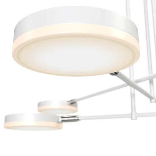 Светильник подвесной LED Fad MOD070PL-L48W3K Maytoni белый 8 ламп, основание белое в стиле современный  фото 4
