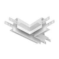 Коннектор Т-образный встраиваемый под ГКЛ 12,5мм, белый Magnetic track system Exility TRA034CT-42.12W Maytoni белый в стиле современный для светильников серии Magnetic track system Exility встраиваемый гкл 12мм exility тонкая магнитная