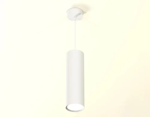 Светильник подвесной XP8191001 Ambrella light белый 1 лампа, основание белое в стиле хай-тек трубочки фото 3