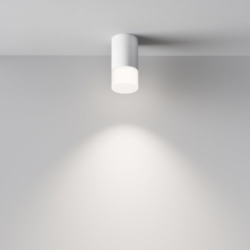 Светильник накладной Pauline C007CW-01W Maytoni белый 1 лампа, основание белое в стиле современный круглый фото 4